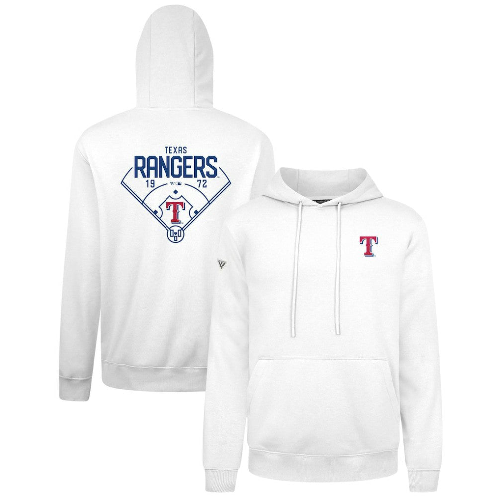 Texas Rangers Levelwear Podium Primary Pullover Hoodie - MLB