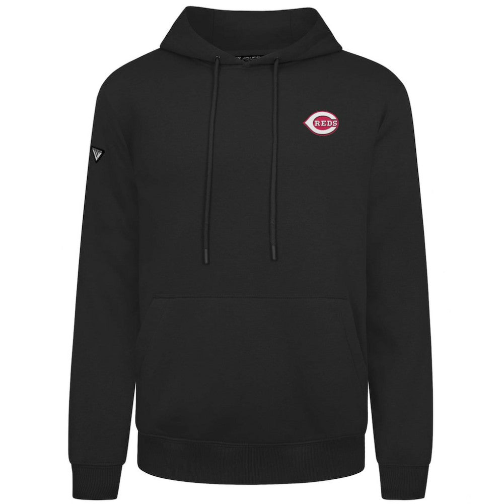 Cincinnati Reds Levelwear Podium Primary Pullover Hoodie - MLB