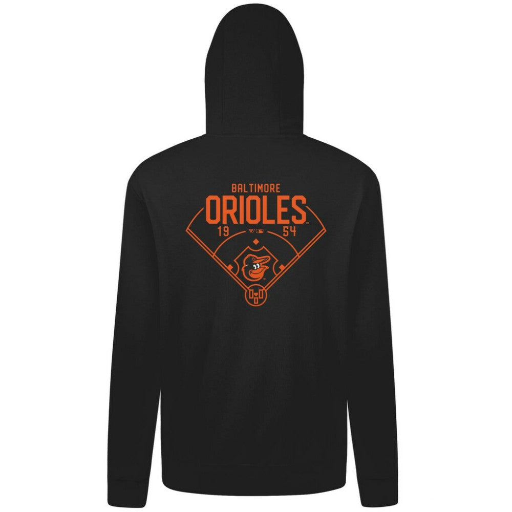 Baltimore Orioles Levelwear Podium Primary Pullover Hoodie - MLB
