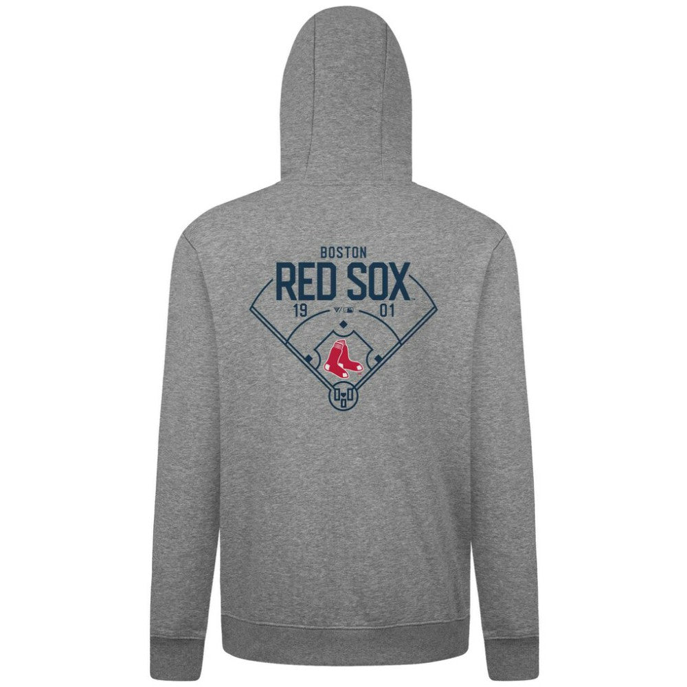 Boston Red Sox Levelwear Podium Primary Pullover Hoodie - MLB