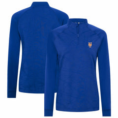 New York Mets Levelwear Women's Amethyst Insignia 2.0 Quarter-Zip Jacket - MLB