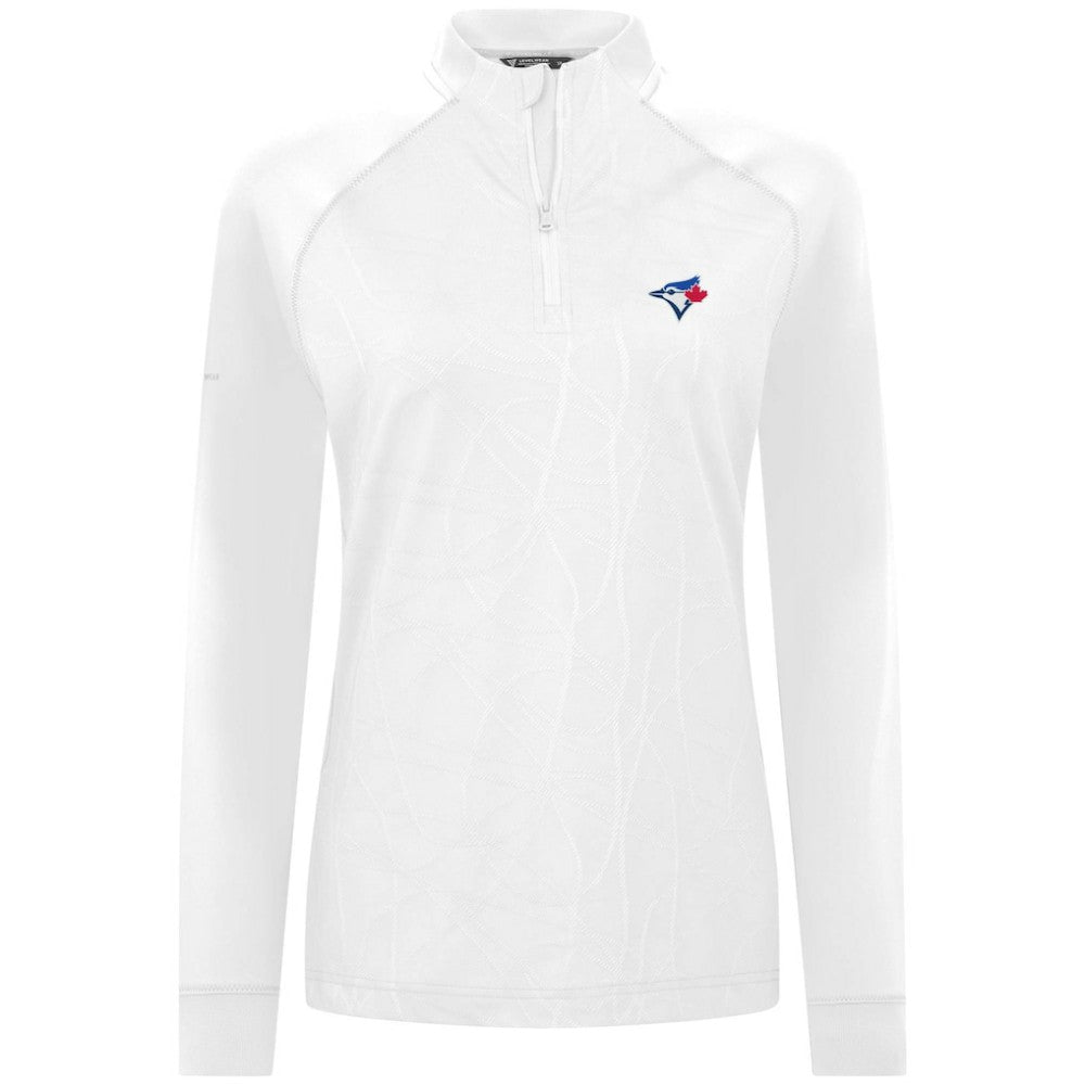 Toronto Blue Jays Levelwear Women's Amethyst Insignia 2.0 Quarter-Zip Jacket - MLB