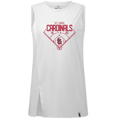 St. Louis Cardinals Levelwear Women's Influx Home Field Tank Top - MLB