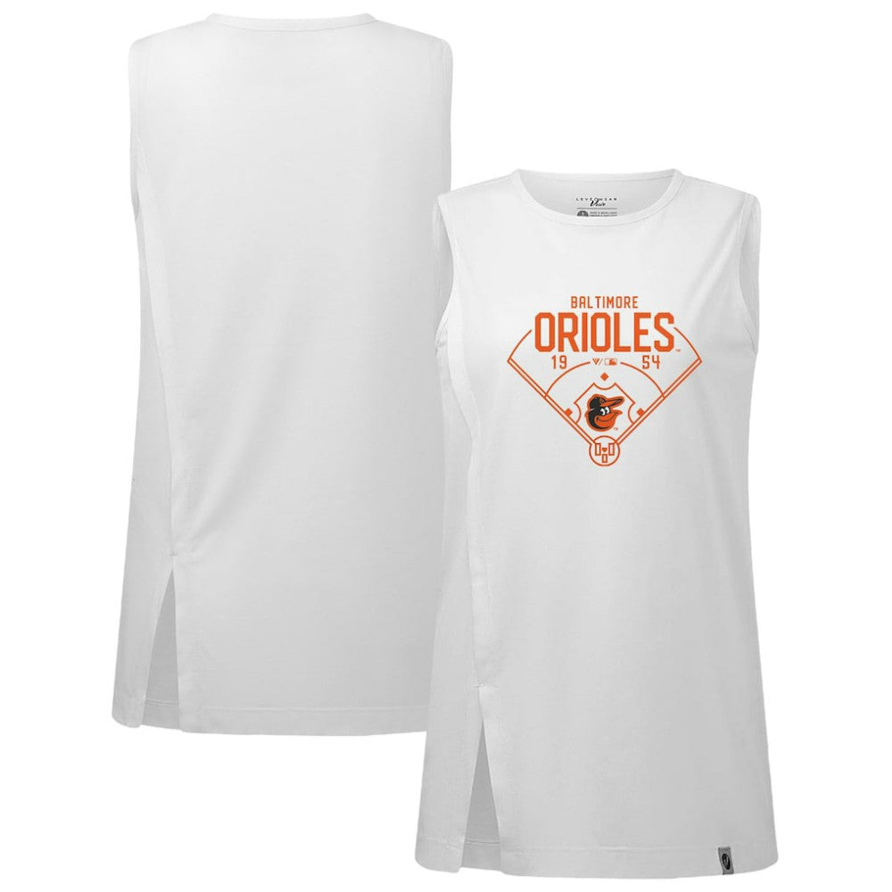 Baltimore Orioles Levelwear Women's Influx Home Field Tank Top - MLB