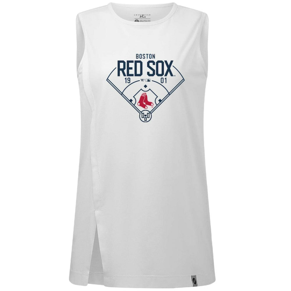 Boston Red Sox Levelwear Women's Influx Home Field Tank Top - MLB