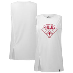 Philadelphia Phillies Levelwear Women's Influx Home Field Tank Top - MLB