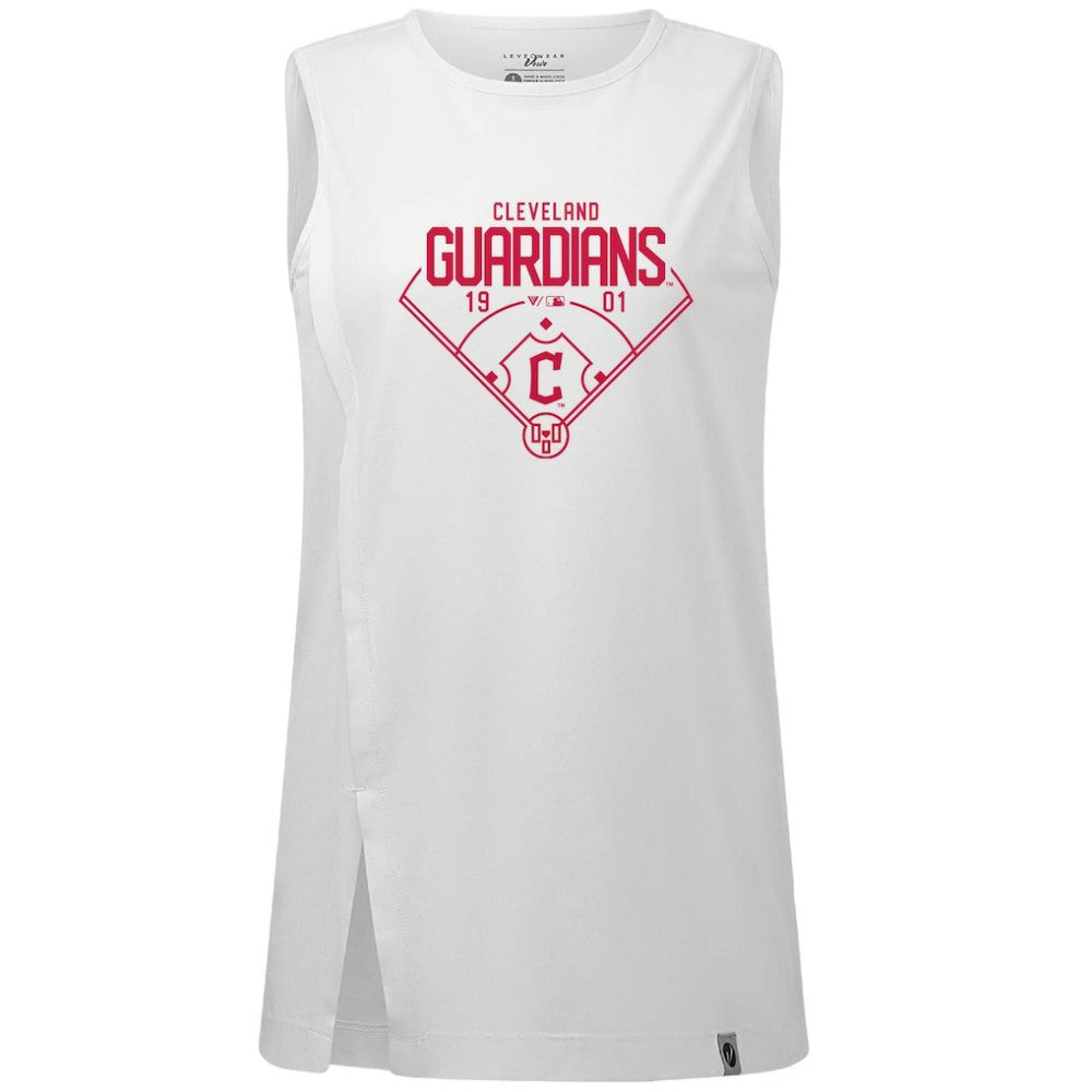 Cleveland Guardians Levelwear Women's Influx Home Field Tank Top - MLB