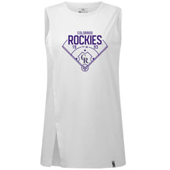 Colorado Rockies Levelwear Women's Influx Home Field Tank Top - MLB