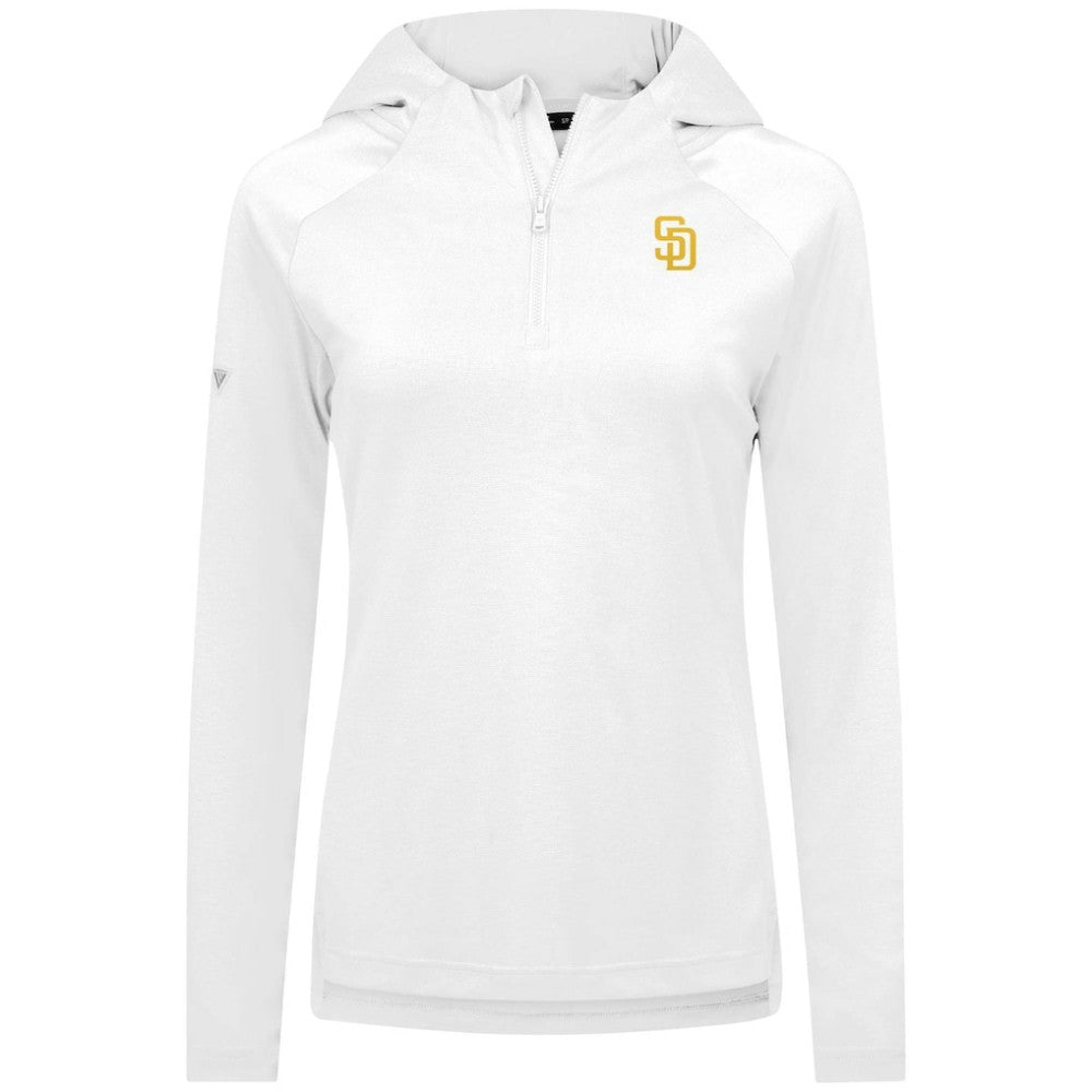 San Diego Padres Levelwear Women's Raven Insignia 2.0 Quarter-Zip Jacket - MLB
