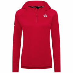 Cincinnati Reds Levelwear Women's Raven Insignia 2.0 Quarter-Zip Jacket - MLB