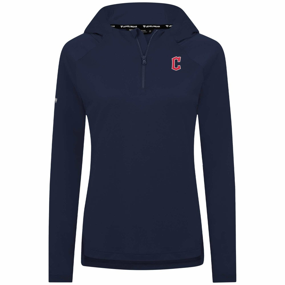 Cleveland Guardians Levelwear Women's Raven Insignia 2.0 Quarter-Zip Jacket - MLB