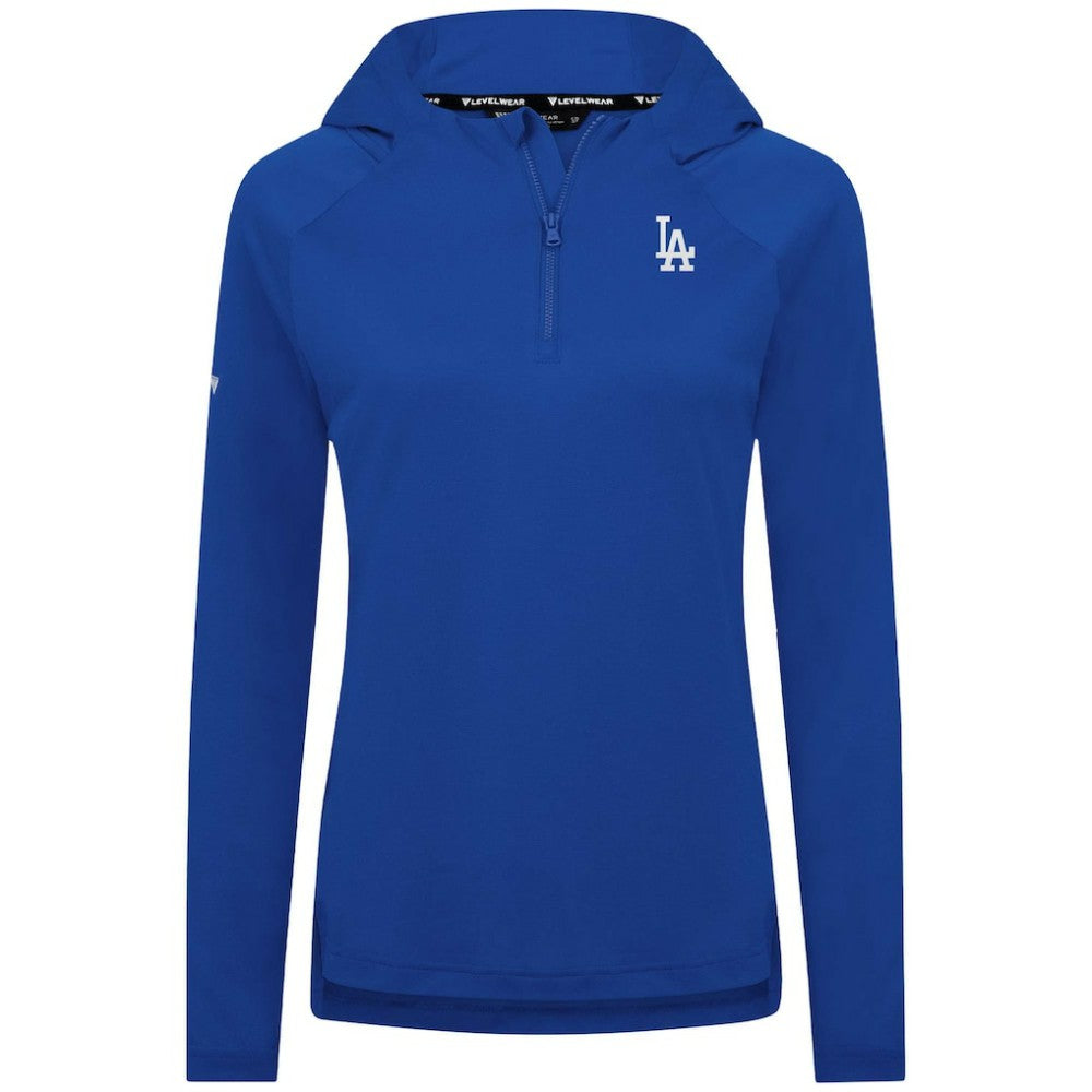 Los Angeles Dodgers Levelwear Women's Raven Insignia 2.0 Quarter-Zip Jacket - MLB