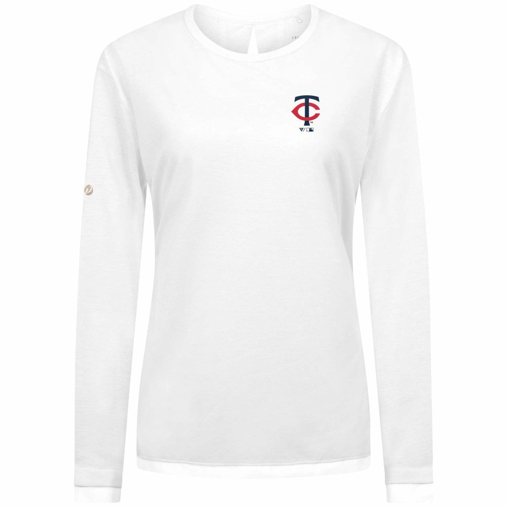Minnesota Twins Levelwear Women's Sequoia Primary Logo Long Sleeve T-Shirt - MLB