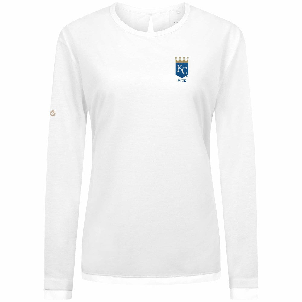 Kansas City Royals Levelwear Women's Sequoia Primary Logo Long Sleeve T-Shirt - MLB