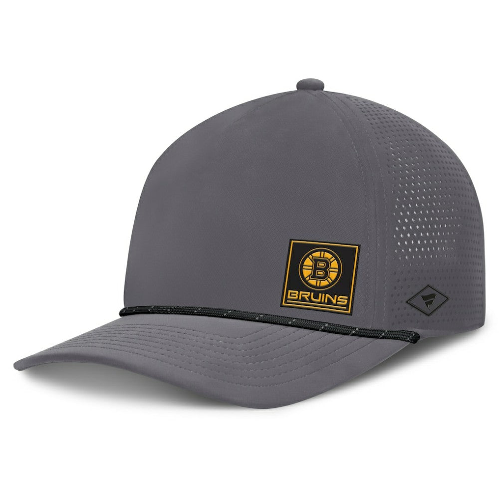 Boston Bruins Fanatics Captain Rope Adjustable Hat - Gray - NHL