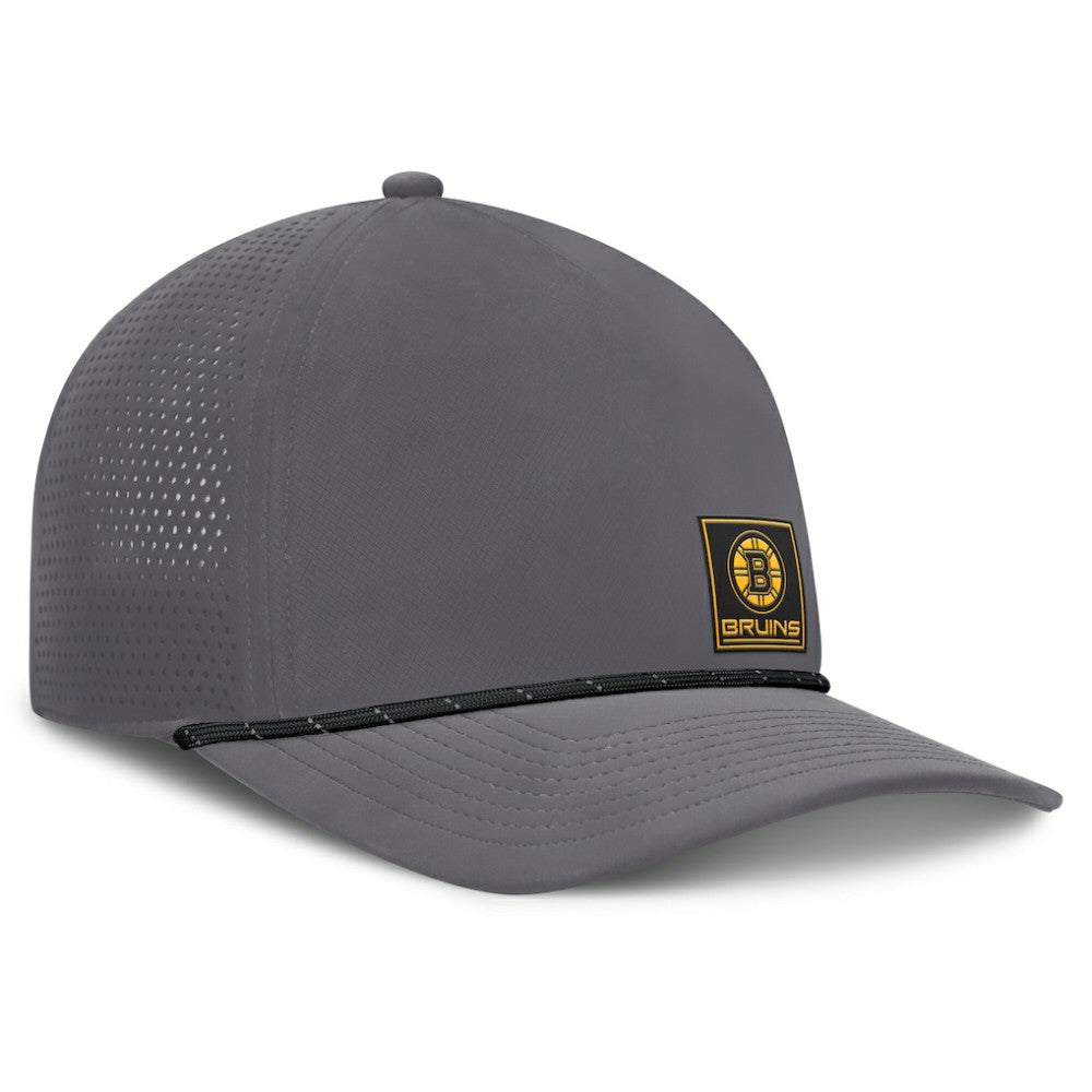 Boston Bruins Fanatics Captain Rope Adjustable Hat - Gray - NHL