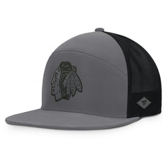 Chicago Blackhawks Fanatics Fairweather Adjustable Hat - Charcoal - NHL