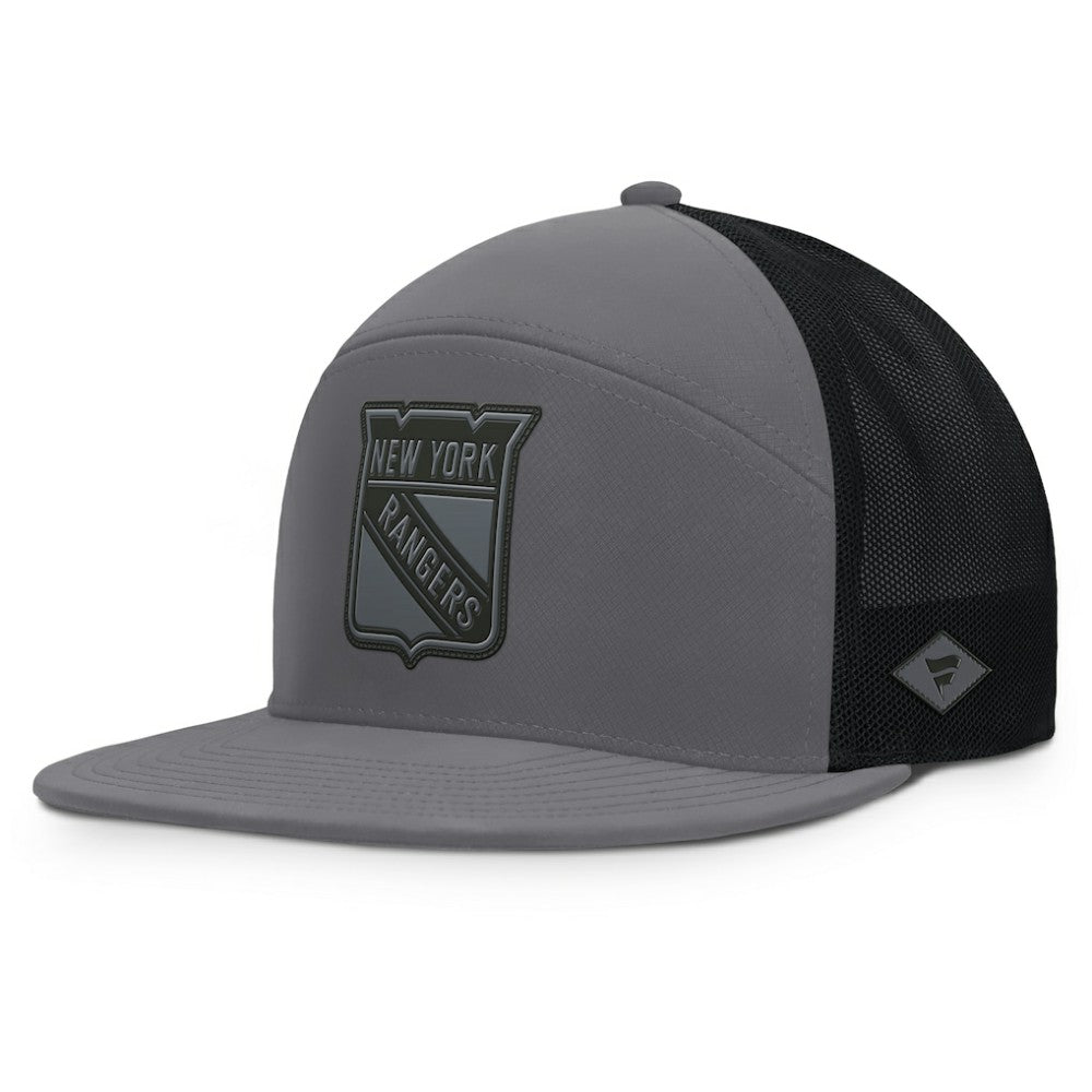 New York Rangers Fanatics Fairweather Adjustable Hat - Charcoal - NHL