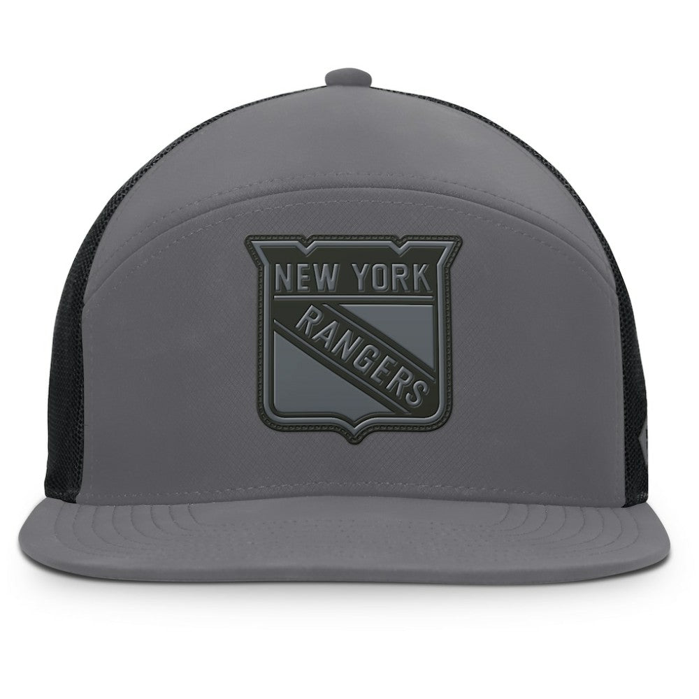 New York Rangers Fanatics Fairweather Adjustable Hat - Charcoal - NHL