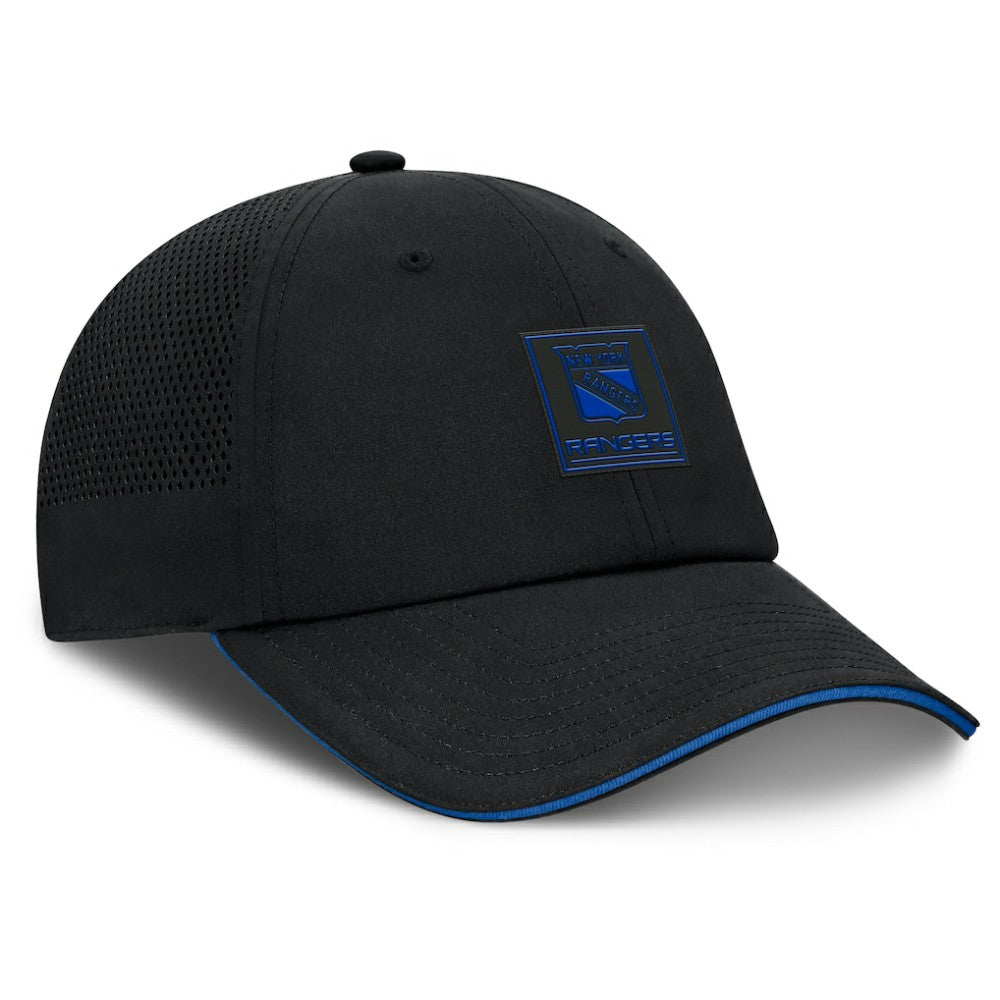 New York Rangers Fanatics Driver Adjustable Hat - Black - NHL