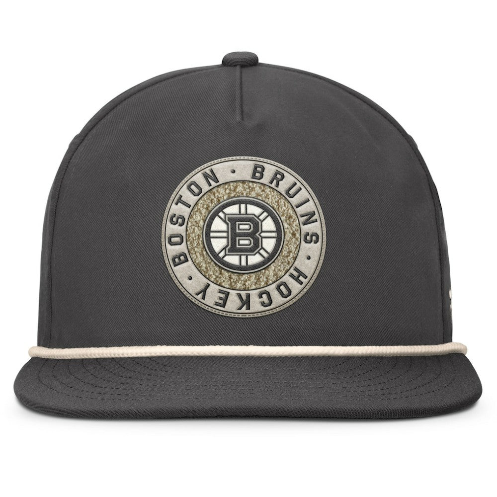 Boston Bruins Fanatics Closer Adjustable Hat - Charcoal - NHL