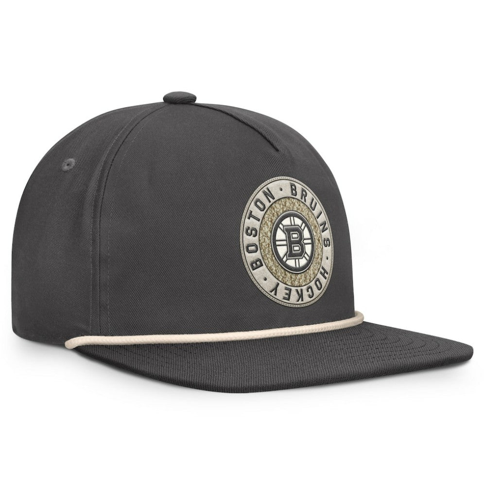 Boston Bruins Fanatics Closer Adjustable Hat - Charcoal - NHL