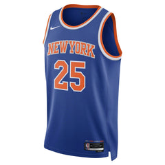 Mikal Bridges New York Knicks Unisex 2024 Offseason Addition Swingman Jersey Blue - NBA