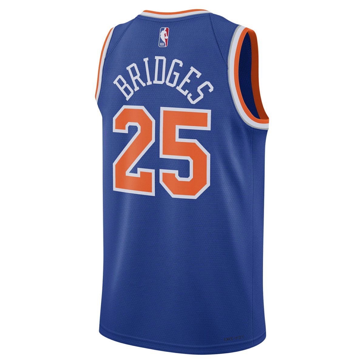Mikal Bridges New York Knicks Unisex 2024 Offseason Addition Swingman Jersey Blue - NBA