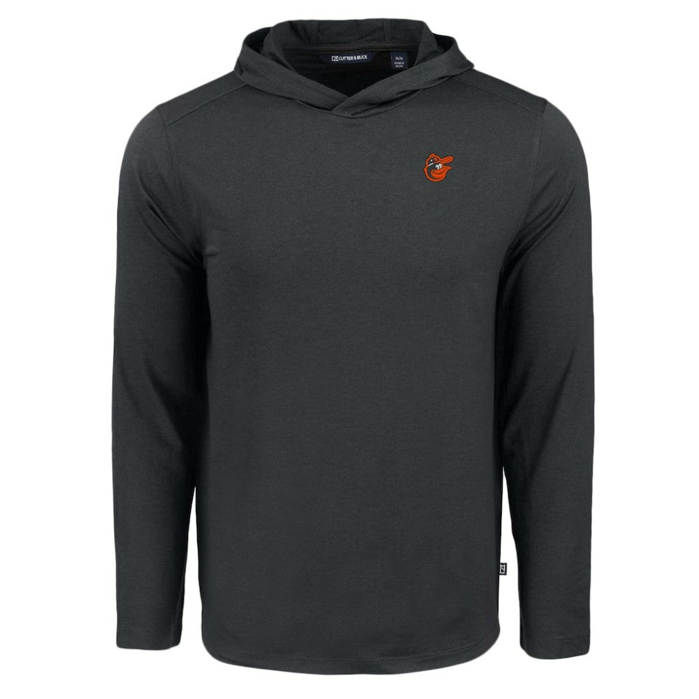 Baltimore Orioles Cutter & Buck Coastline Epic Comfort Recycled Eco Hoodie Long Sleeve T-Shirt - MLB