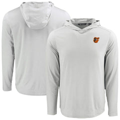 Baltimore Orioles Cutter & Buck Coastline Epic Comfort Recycled Eco Hoodie Long Sleeve T-Shirt - MLB