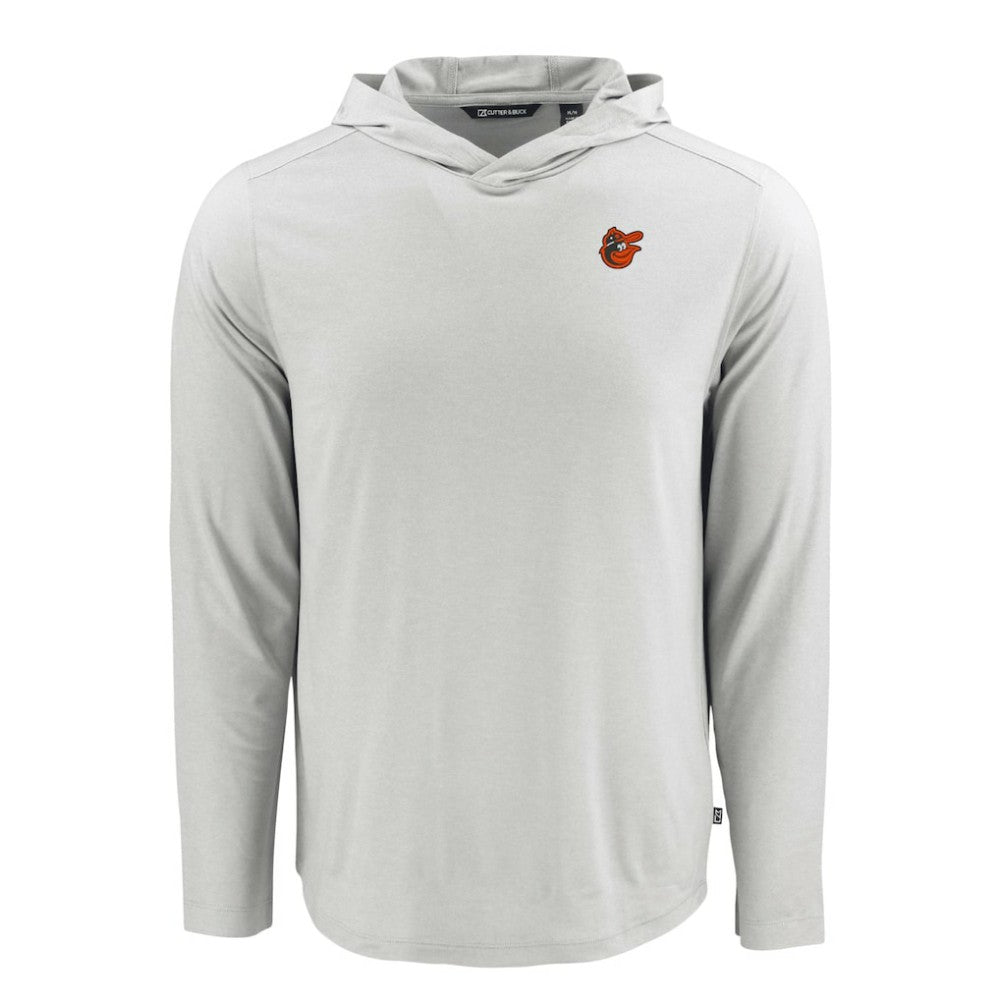Baltimore Orioles Cutter & Buck Coastline Epic Comfort Recycled Eco Hoodie Long Sleeve T-Shirt - MLB