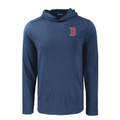 Boston Red Sox Cutter & Buck Coastline Epic Comfort Recycled Eco Hoodie Long Sleeve T-Shirt - MLB
