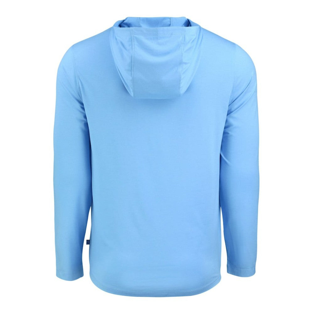Atlanta Braves Cutter & Buck Coastline Epic Comfort Recycled Eco Hoodie Long Sleeve T-Shirt - MLB