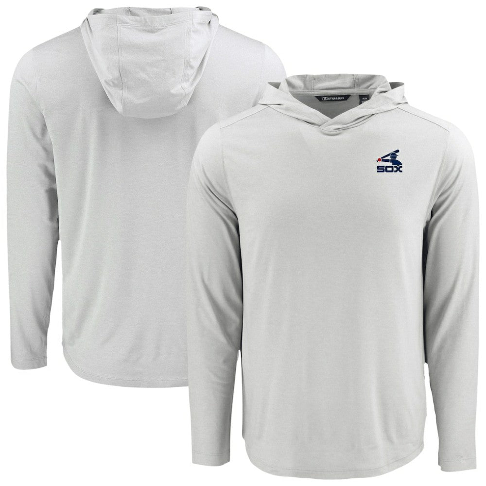 Chicago White Sox Cutter & Buck Coastline Epic Comfort Recycled Eco Hoodie Long Sleeve T-Shirt - MLB