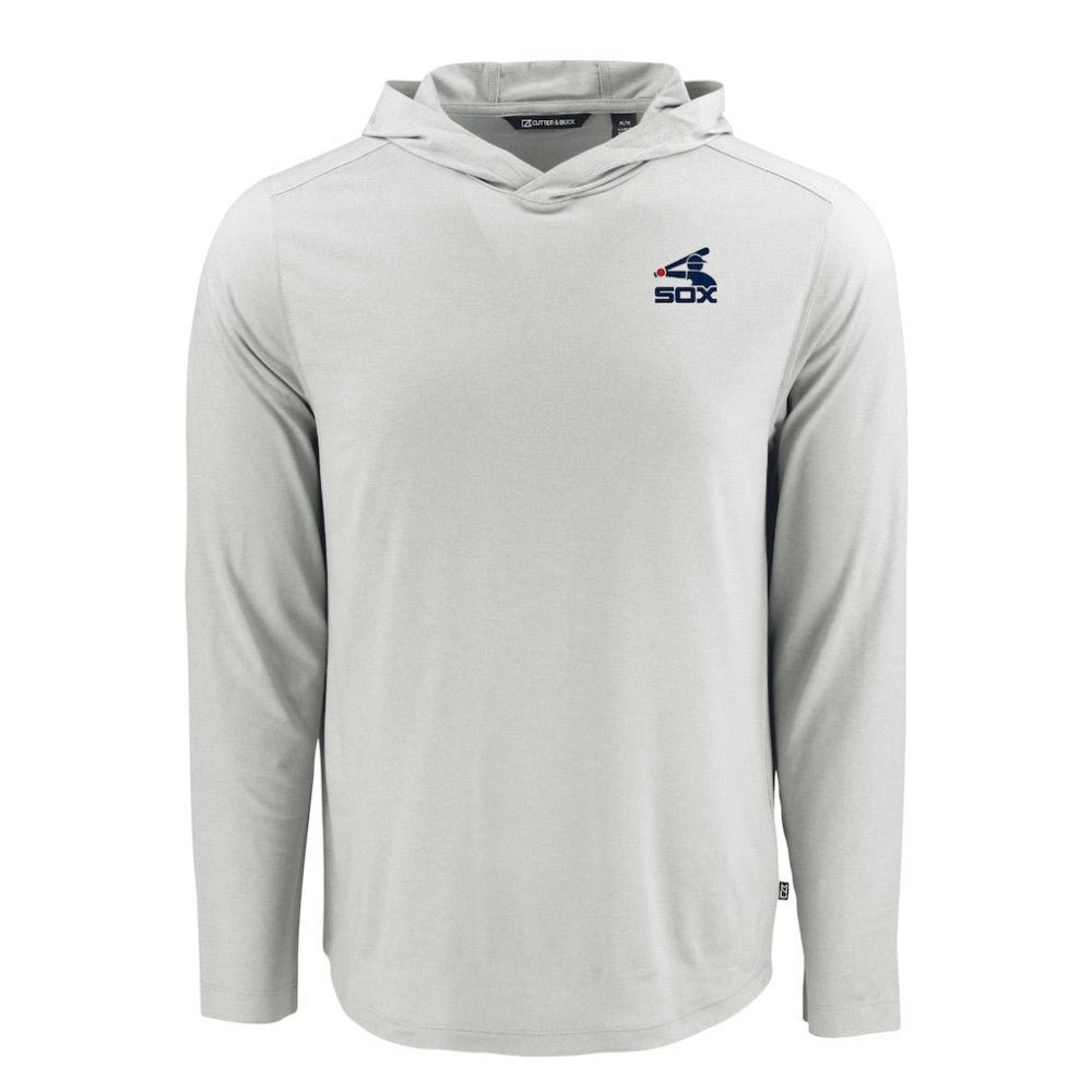 Chicago White Sox Cutter & Buck Coastline Epic Comfort Recycled Eco Hoodie Long Sleeve T-Shirt - MLB
