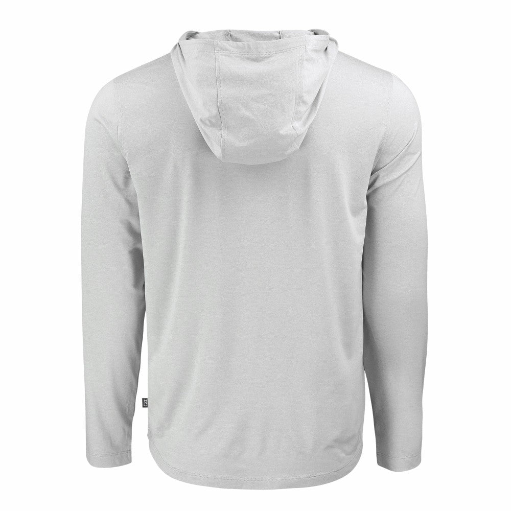 Cleveland Guardians Cutter & Buck Coastline Epic Comfort Recycled Eco Hoodie Long Sleeve T-Shirt - MLB