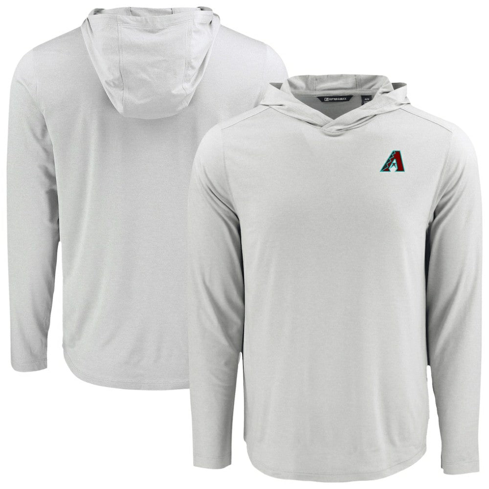 Arizona Diamondbacks Cutter & Buck Coastline Epic Comfort Recycled Eco Hoodie Long Sleeve T-Shirt - MLB