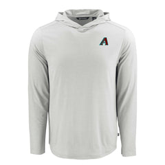 Arizona Diamondbacks Cutter & Buck Coastline Epic Comfort Recycled Eco Hoodie Long Sleeve T-Shirt - MLB