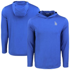 Los Angeles Dodgers Cutter & Buck Coastline Epic Comfort Recycled Eco Hoodie Long Sleeve T-Shirt - MLB