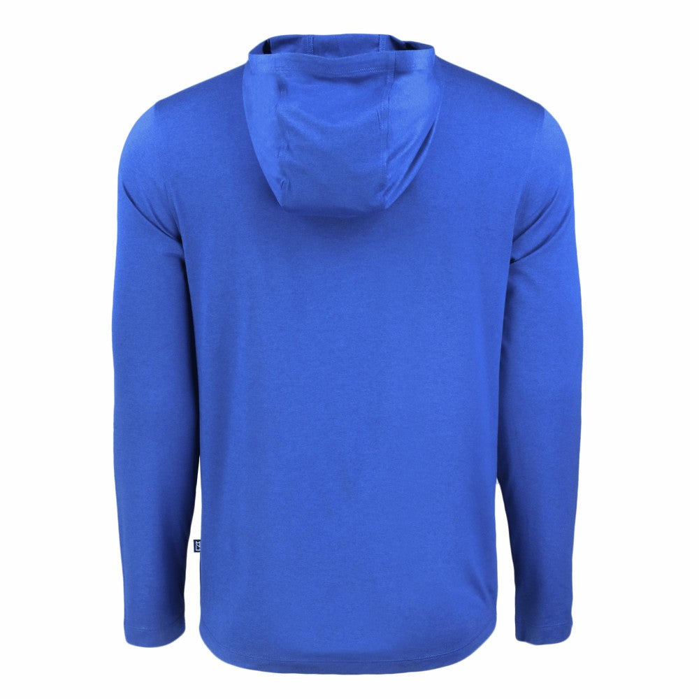 Milwaukee Brewers Cutter & Buck Coastline Epic Comfort Recycled Eco Hoodie Long Sleeve T-Shirt - MLB