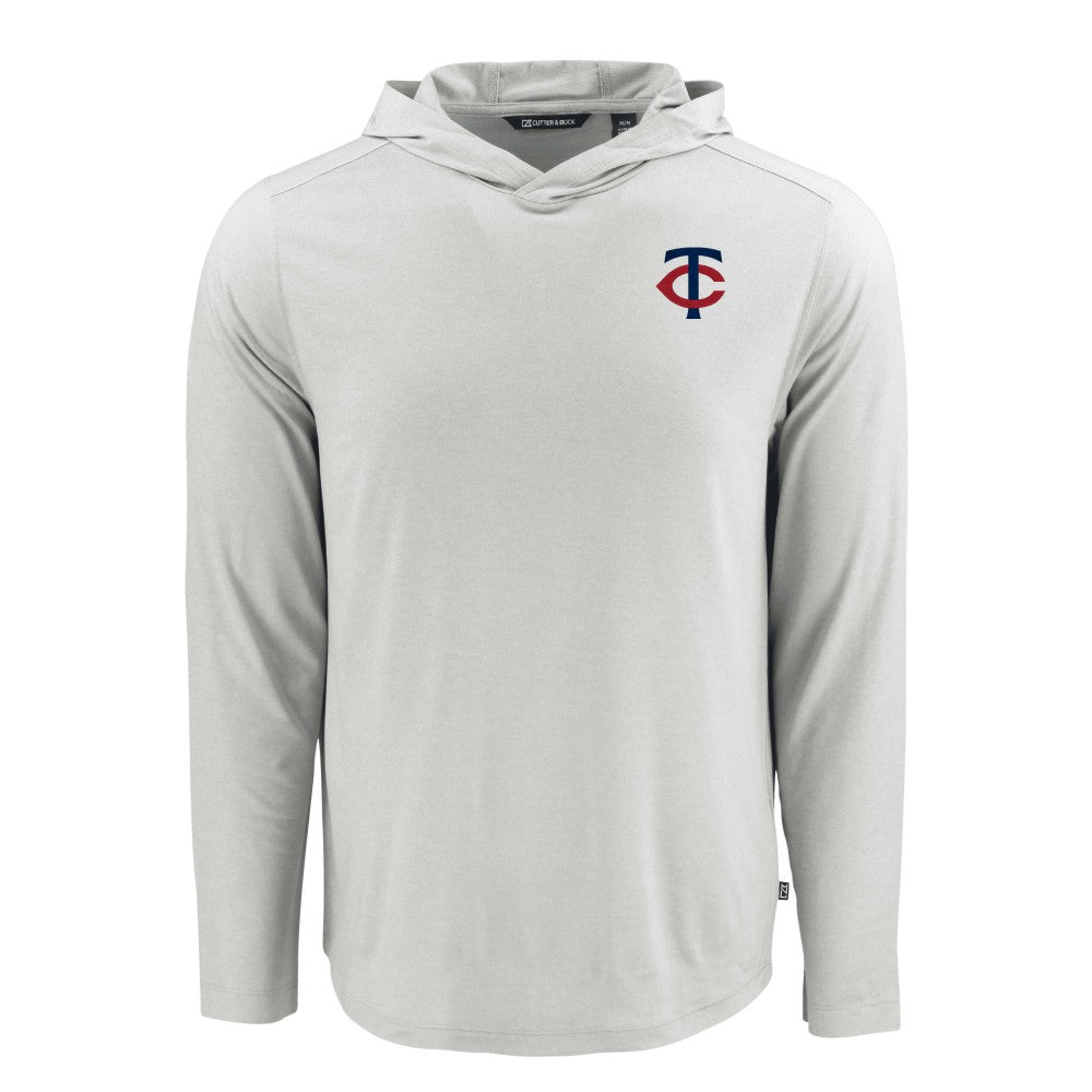 Minnesota Twins Cutter & Buck Coastline Epic Comfort Recycled Eco Hoodie Long Sleeve T-Shirt - MLB