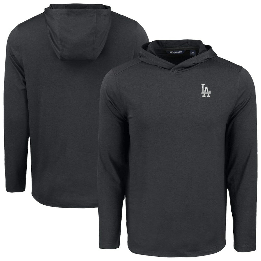 Los Angeles Dodgers Cutter & Buck Coastline Epic Comfort Recycled Eco Hoodie Long Sleeve T-Shirt - MLB