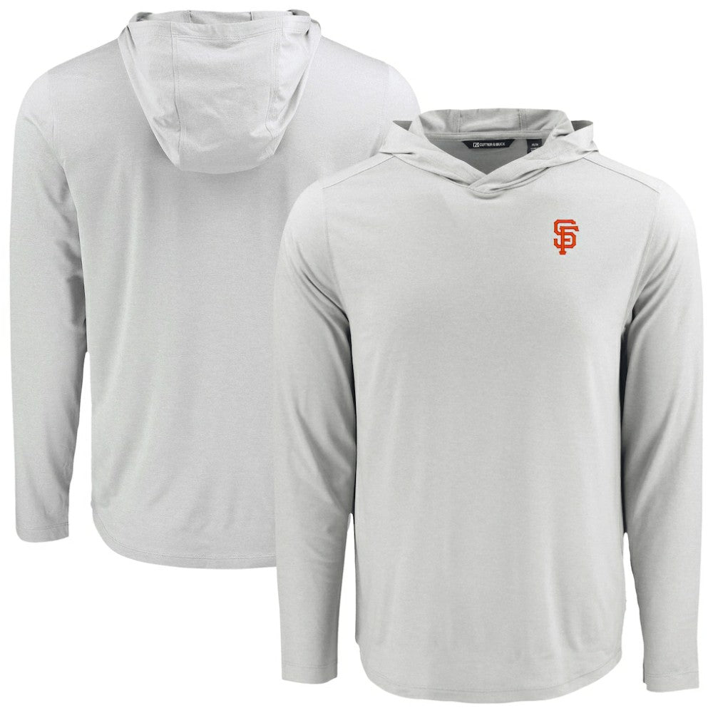 San Francisco Giants Cutter & Buck Coastline Epic Comfort Recycled Eco Hoodie Long Sleeve T-Shirt - MLB