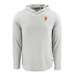 San Francisco Giants Cutter & Buck Coastline Epic Comfort Recycled Eco Hoodie Long Sleeve T-Shirt - MLB