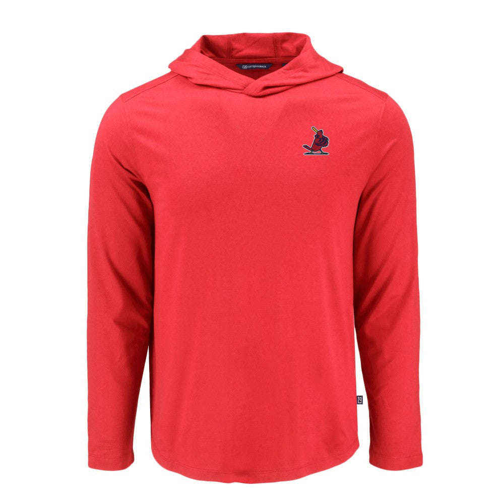 St. Louis Cardinals Cutter & Buck Coastline Epic Comfort Recycled Eco Hoodie Long Sleeve T-Shirt - MLB