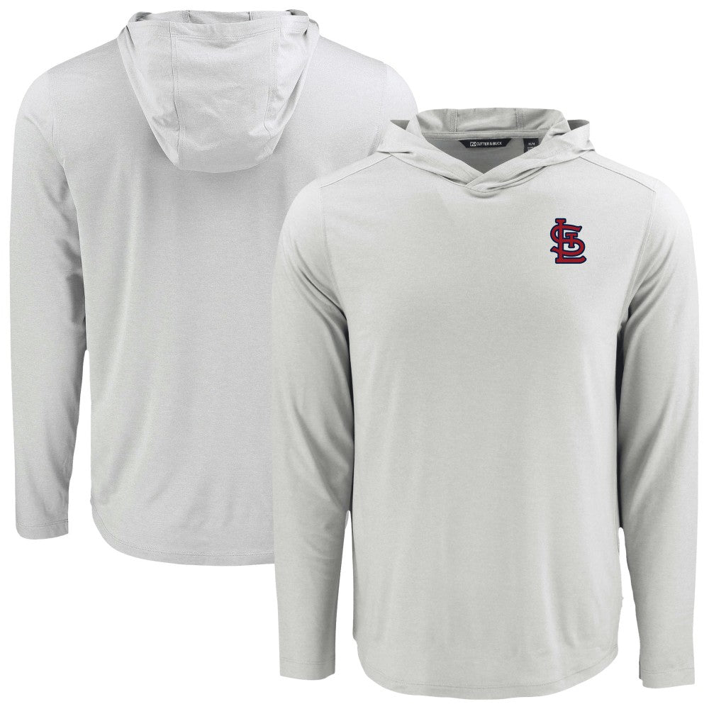St. Louis Cardinals Cutter & Buck Coastline Epic Comfort Recycled Eco Hoodie Long Sleeve T-Shirt - MLB