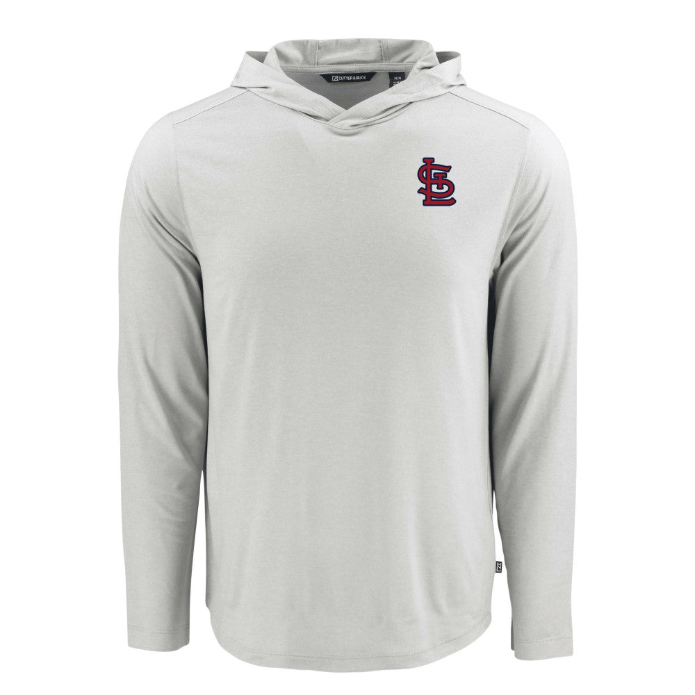 St. Louis Cardinals Cutter & Buck Coastline Epic Comfort Recycled Eco Hoodie Long Sleeve T-Shirt - MLB