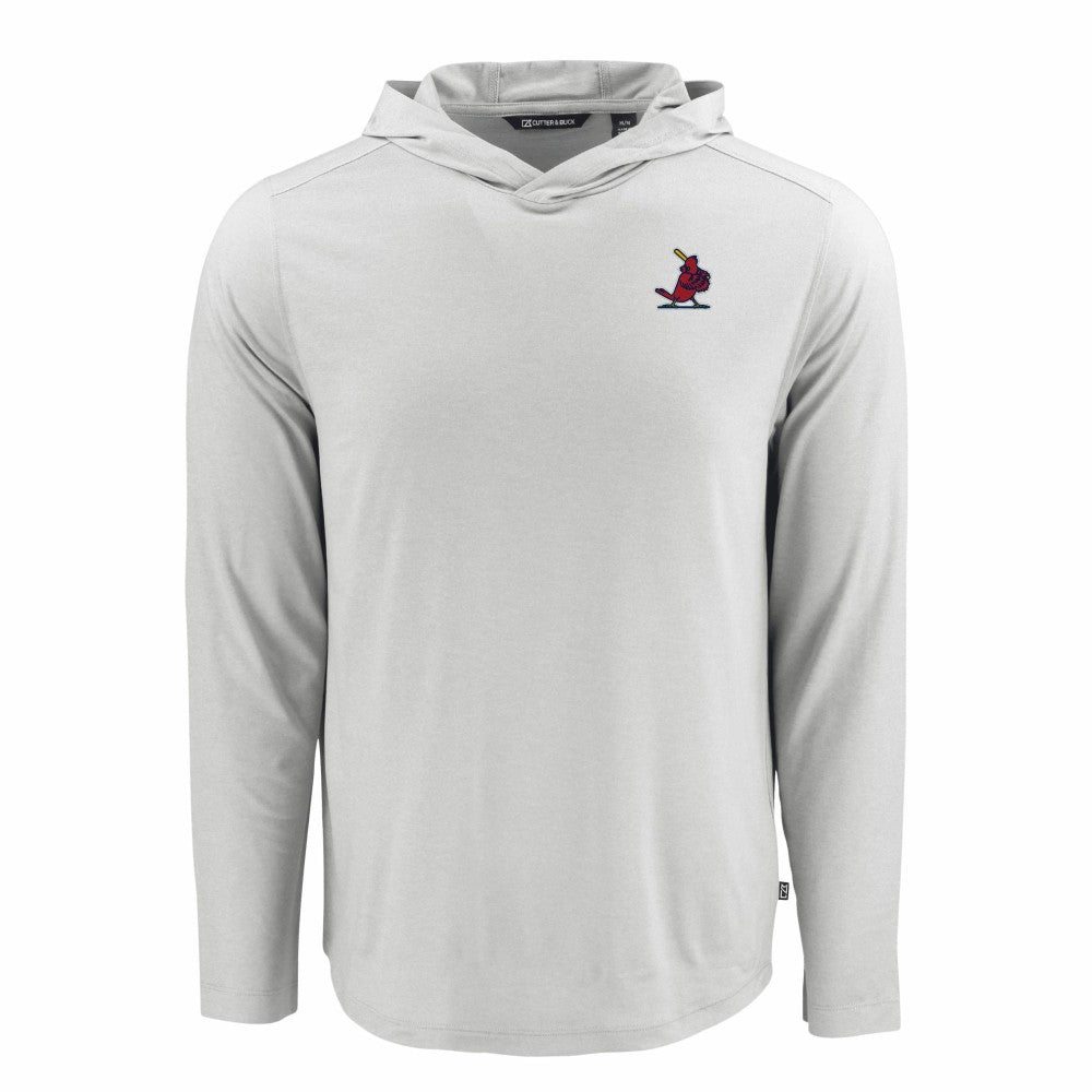 St. Louis Cardinals Cutter & Buck Coastline Epic Comfort Recycled Eco Hoodie Long Sleeve T-Shirt - MLB
