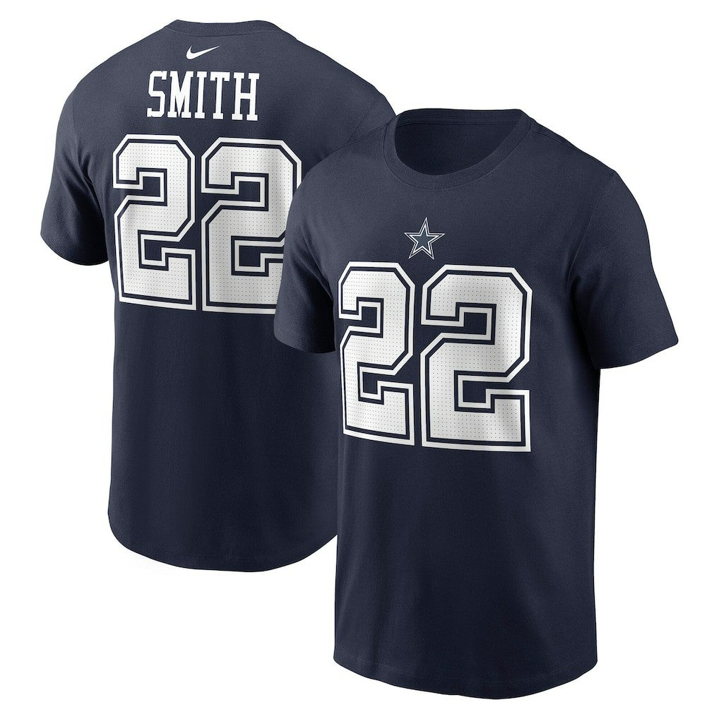 Emmitt Smith Dallas Cowboys Retired Player Name & Number T-Shirt Navy | Nike for Sale