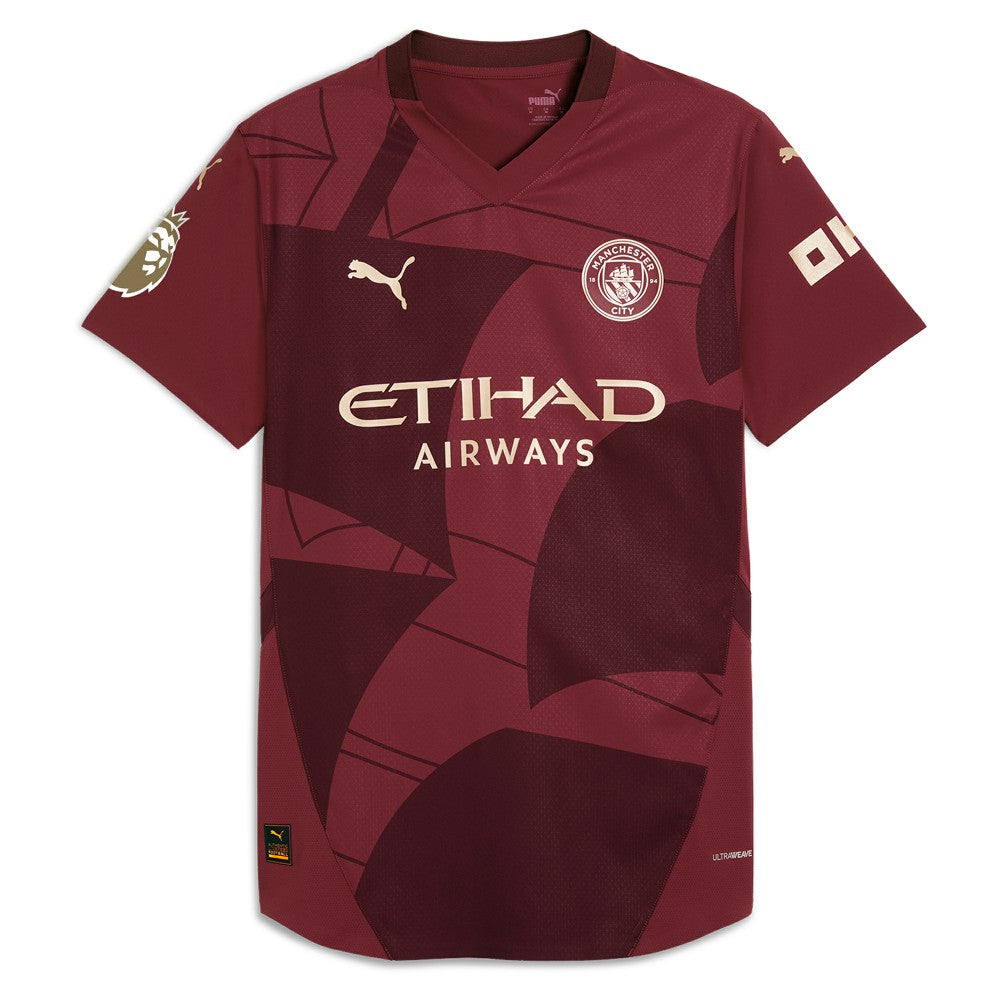 Erling Haaland Manchester City 2024/25 Third Player Jersey Burgundy | Puma Online
